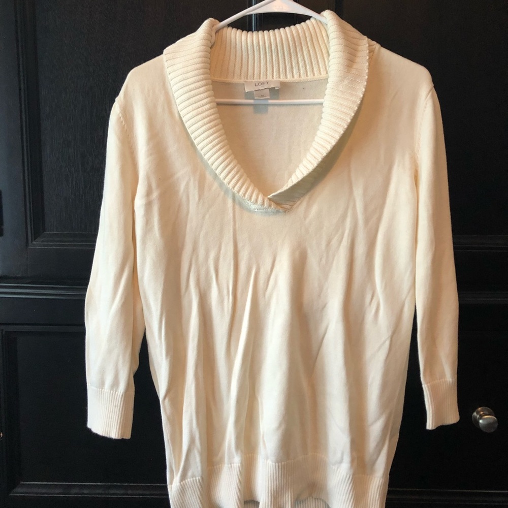 Loft 3/4 sleeve sweater